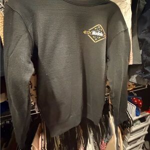 ModelCo Black Sweatshirt with Emblem